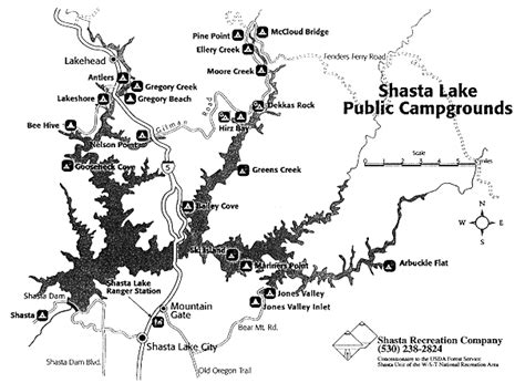 Shasta Lake Maps - ShastaLake.com