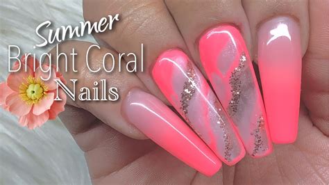 Coral And White Ombre Nails The Ultimate Summer Trend Click Here To