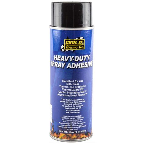 Thermo Tec Heavy Duty Spray Adhesive 1675oz Can Supercheap Auto