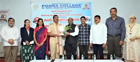 Anti Ragging Initiatives Launched At Poona College Republic Global