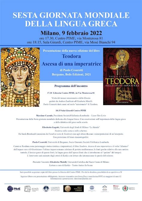 La Giornata Mondiale Della Lingua Greca 2022 A Milano