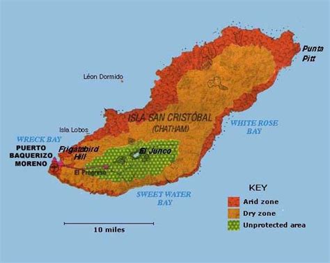 San Cristobal Island Map • mappery