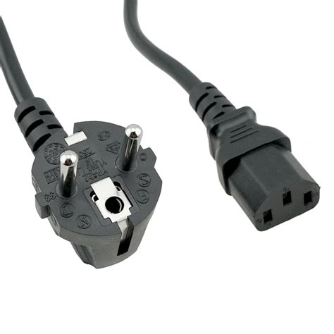 Europe Angled CEE7/7 to C13 - 6 ft – SIGNAL+POWER
