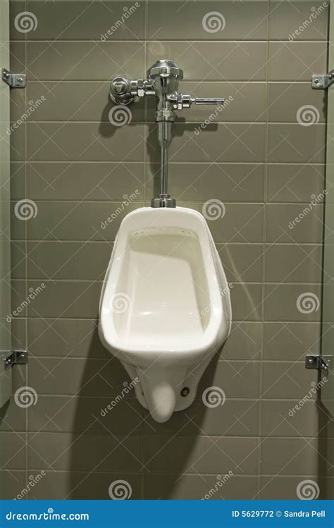 Urinal Mounted On Wall Stock Photo Image Of Toilet Clean 5629772