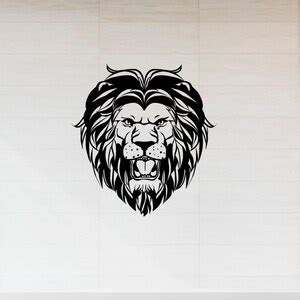 Lion Laser Cut File Lion Dxf File Svg Ai Eps Dxf Laser Cut Wall Art