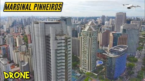 Drone Na Marginal Pinheiros Edif Cio Plaza Centen Rio E V Rios Outros