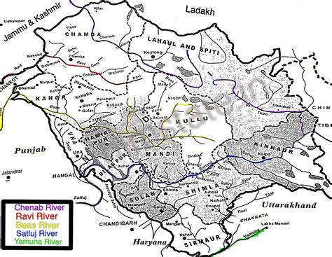 rivers flowing  himachal pradesh   overview himstate
