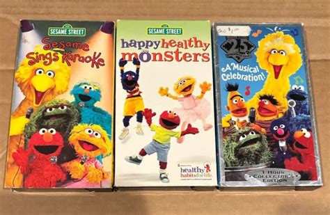 SESAME STREET VHS Lot 3 54 PicClick UK