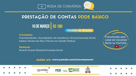 Cecampe Norte realiza roda de conversa sobre prestação de contas do