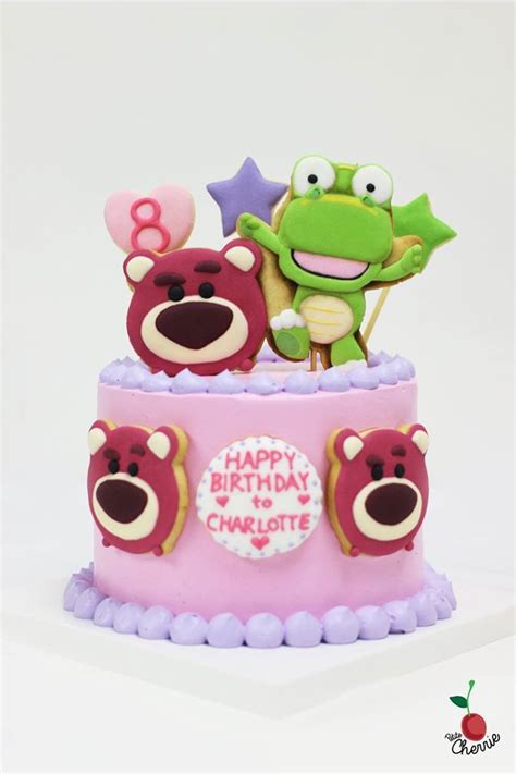 Tsum Tsum Lotso Crong Birthday Cake Icing Cookies Toy Story Cakes