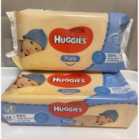 Huggies Pure Wipes 56wipes Shopee Philippines