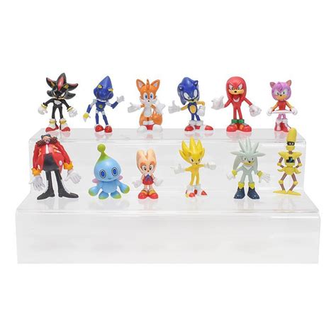 12шт Набор фигурок Соник Игрушки-фигурки Sonic the Hedgehog - купить с ...