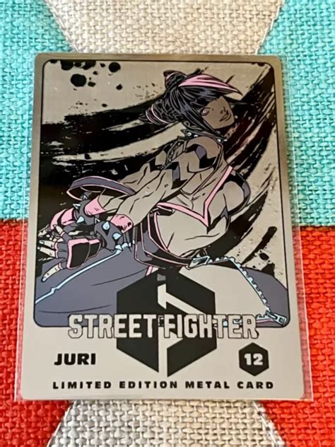 UDON CAPCOM STREET Fighter 6 Juri Limited Edition Metal Card SDCC EUR