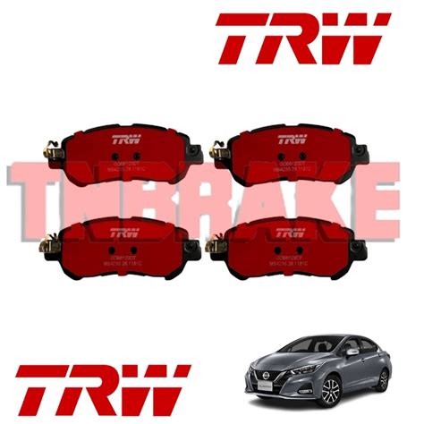 TRW Premium ผ้าเบรคหน้า ผ้าดิสเบรคหน้า TRW DTEC GDB 8129 DT NISSAN ...