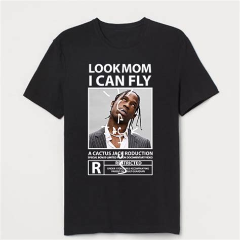 Look Mom I Can Fly Poster Tshirt Official Travis Scott Online Store