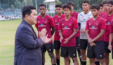 Timnas Indonesia U Vs Korsel Erick Thohir Buktikan Mereka Salah