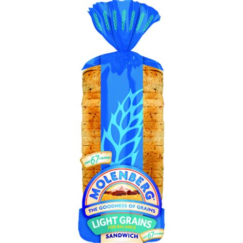 Molenberg Light Grains For Balance Sandwich Bread 700g Prices Foodme