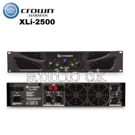 Jual Crown Xli Power Amplifier Channel Original Di Seller