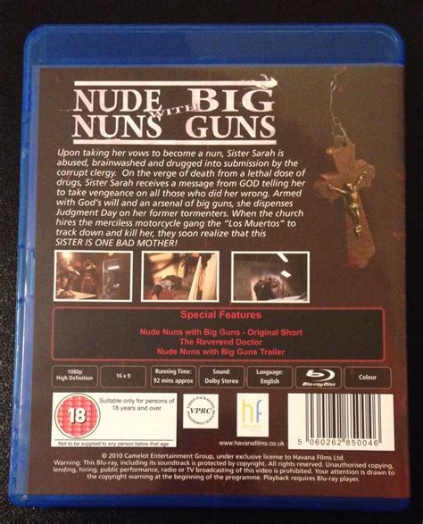 NUDE NUNS WITH BIG GUNS Blu Ray UK Release Region Free Rare Free US