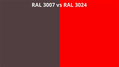 Ral 3007 Vs 3024 Ral Colour Chart Uk