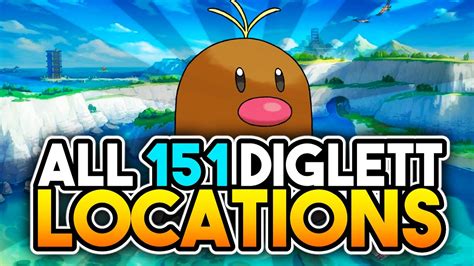 All Diglett Locations In The Isle Of Armor Pokemon Sword And