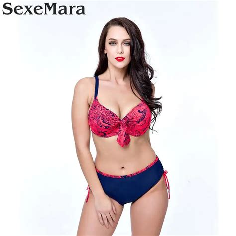 Plus Size Bikini Women High Waist Swimsuit Vintage Pin Up Bathing Suit Swim Suit Retro