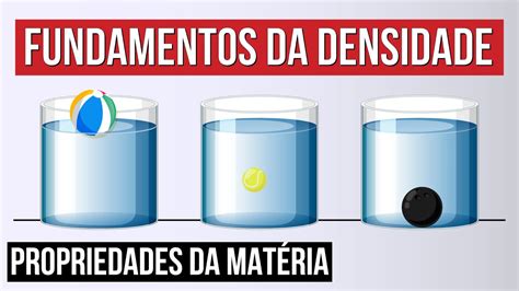 PROPRIEDADES DA MATÉRIA Fundamentos da densidade Resumo de Química