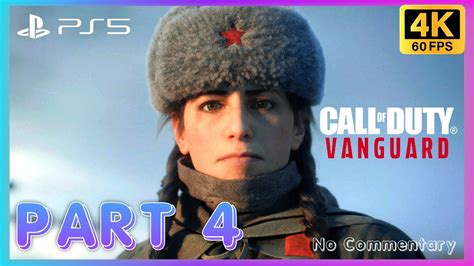 Call Of Duty Vanguard Ps5 Gameplay Walkthrough Part 4 4k 60fps Hdr