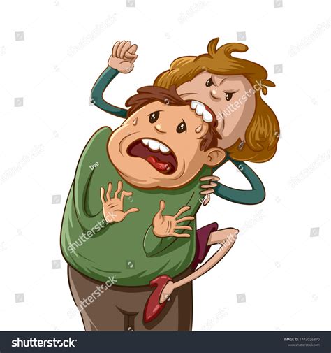 Cartoon Character Angry People Illustration Family Stock Illustration ...