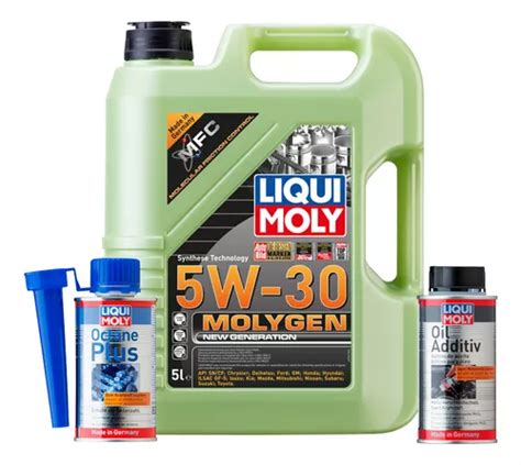 Liqui Moly 3 Pzas 5w30 Molygen Octane Plus Oil Additiv Envío gratis