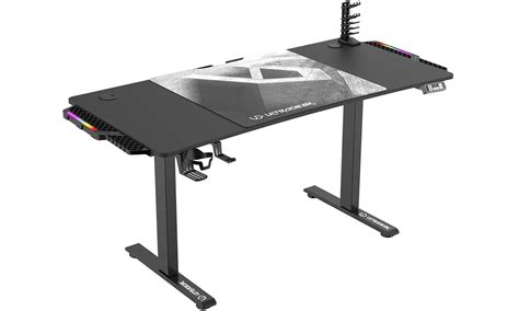 Ultradesk Level V Led Rgb Czarno Bia E Elektryczna Regulacja