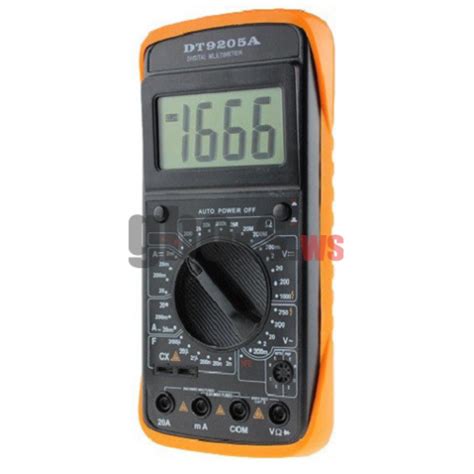 Большой мультиметр DT9205A