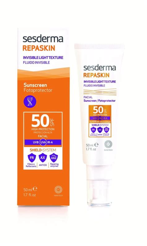 Buy Sesderma Repaskin Invisible Light Texture Fluid SPF50 from Sesderma ...