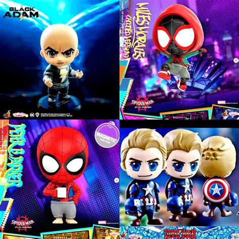MISB Hot Toys Cosbaby Marvel Spider Man Into The Spider Verse Miles Morales Hooded Version