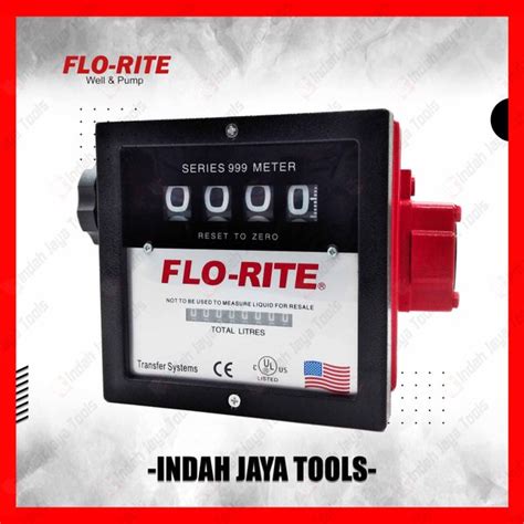 Jual Flo Rite Flowmeter Digit Inch Meteran Solar Flow Meter Di