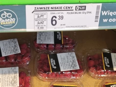 Maliny Jakie Ceny W Sieciach Lidl I Biedronka