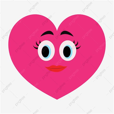 Heart Shaped Face Clipart