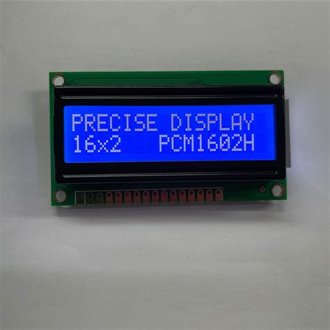 Buy Wholesale China Pcm1602h Stn Negative Character Lcd Module With Led