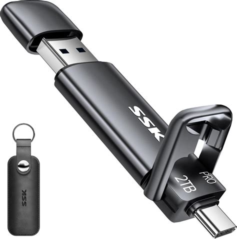 Amazon.com: SSK 2TB SSD USB C Stick up to 1000MB/s,Fast External SSD ...