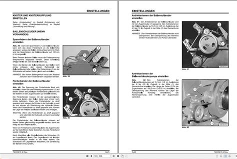 Massey Ferguson Baler 1840 1840CE Operator Manual 79035878A DE Auto