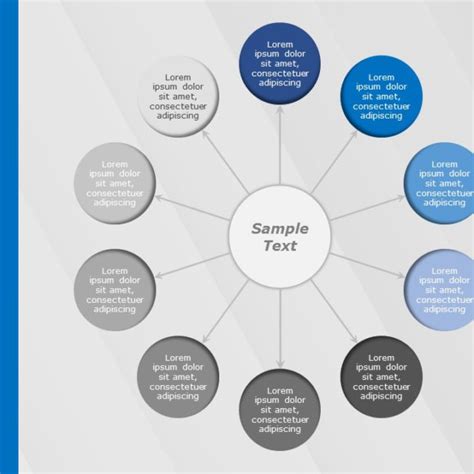 SmartArt Cycle Radial 3 Steps