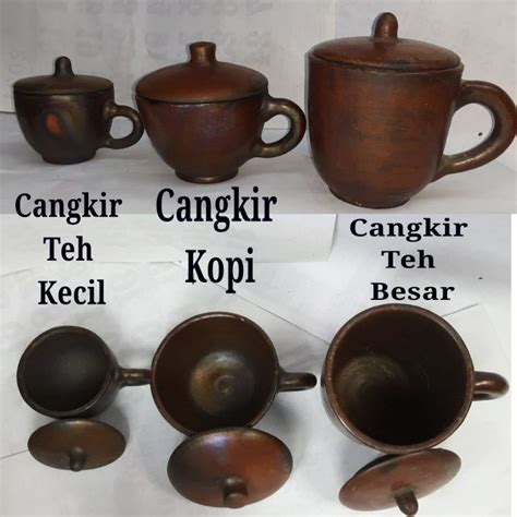 Jual Cangkir poci / cangkir teh / cangkir Kopi gerabah tanah liat unik ...