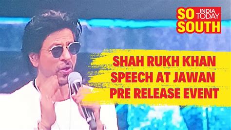 Shah Rukh Khan Speech At Jawan Audio Launch Part 2 Chennai