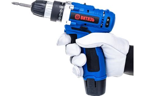 Аккумуляторная дрель-шуруповерт Витязь ДА-110-2 18012010 - выгодная ...