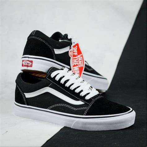 Jual Vans Old Skool Classic Black White Global Market Shopee Indonesia