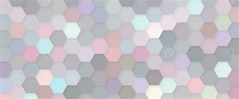 Abstract Futuristic Hexagon With Glowing Light Background Geometric