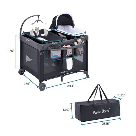 Snapklik Pamo Babe Portable Crib For Baby In Baby Nursery Center Baby Playard