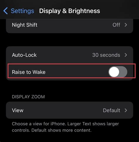 How To Enable Disable Raise To Wake On Iphone Pro And Pro