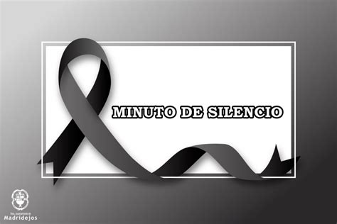 Minuto De Silencio Por Los Fallecidos Y Familiares Del Devastador