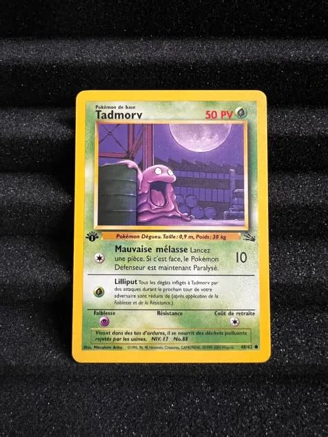 CARTE POKEMON TADMORV 48 62 Set Fossile Edition 1 PSA PCA NM Mint NEUF